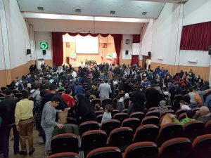 مراسم تجلیل از نفرات برتر دانش آموزان دبیرستان سید الشهدا کانون توحید